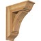 Ekena Millwork Thorton Traditional Rough Sawn Bracket w/ Offset Brace, Western Red Cedar, 8"W x 22"D x 26"H BKT0806X22X26THR01RWR - alternate 1